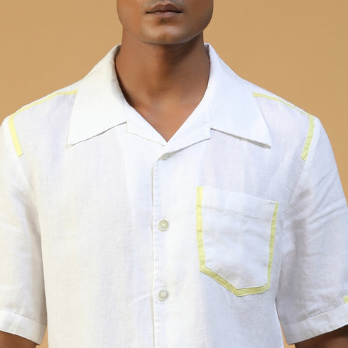 Palm Resort collar shirt